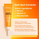 Vitamin C Dark Spot Corrector with Vitamins A + C + B3 Niacinamide - FranWilson