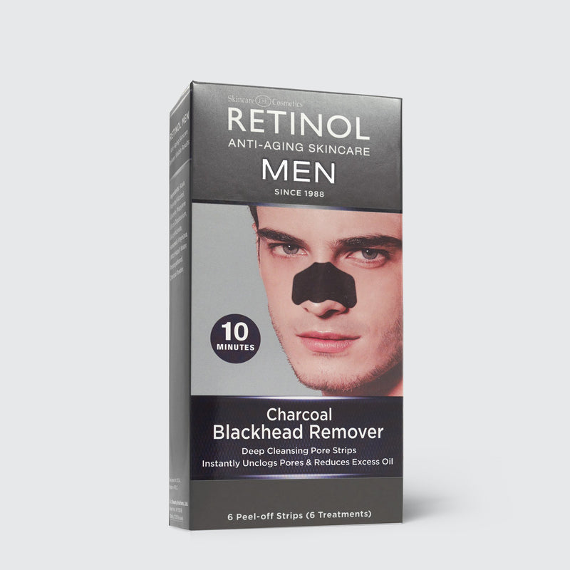 Retinol Mens Charcoal Peel Off Nose Strips - FranWilson