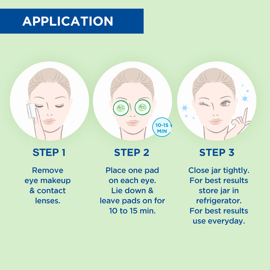 Green Tea Eye Gel Patch Fran Wilson® Nourish My Eyes Cucumber Fran